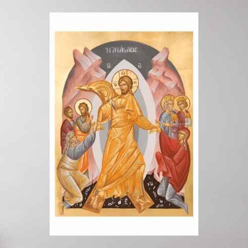 Christian Easter retro Poster