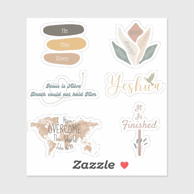 Christian Easter sticker pack (Sheet)