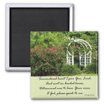 Christian Encouragement Magnet by LivingLife at Zazzle