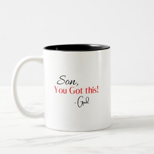 Christian Encouragement Two_Tone Coffee Mug