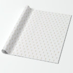 Christian Event Faux Gold Cross Pattern Wrapping Paper<br><div class="desc">Wrap present for special guests,  sponsors,  and godparents for your Christian ceremony (i.e. wedding,  christening or baptismal event. Though you see white you can easily change the main background color using the zazzle customization tool.</div>