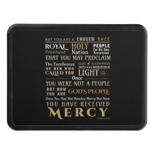 Christian Faith 1 Peter 2:9-10 Hitch Cover
