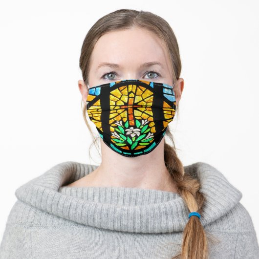 Christian faith adult cloth face mask (Worn)