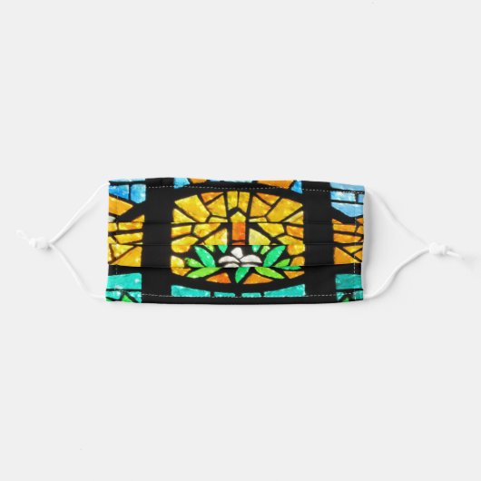 Christian faith adult cloth face mask (Front, Folded)