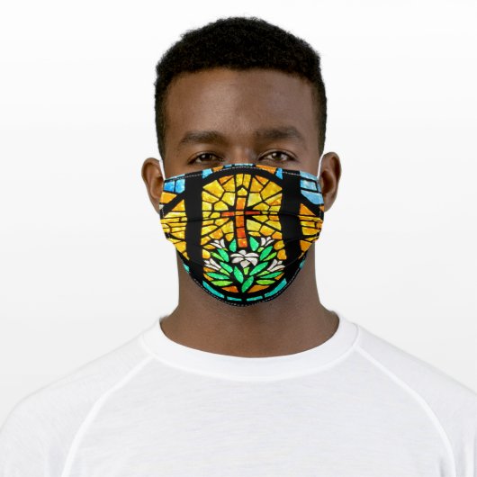 Christian faith adult cloth face mask (Worn)