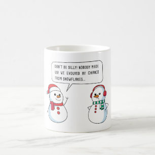 Christian Faith Apologetics Snowman – Christmas  Coffee Mug