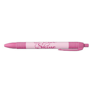 Christian Faith Arise and Shine Bible Verse Pink Pen