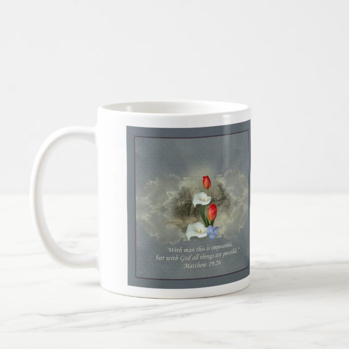 Christian Faith Art ~ Matthew 1926 Coffee Mug