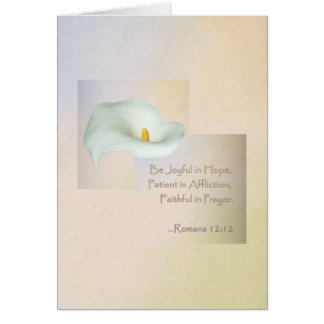 Christian Faith Art ~ Romans 12:12