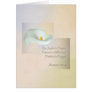Christian Faith Art ~ Romans 12:12 Cards
