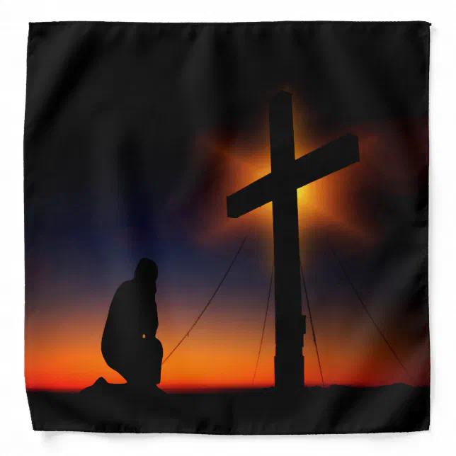 Faith Christian Religious Face Mask Adult Scarf, Reusable