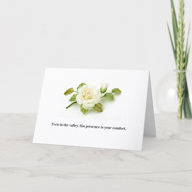 Christian-Faith Based Sympathy Card (Front)