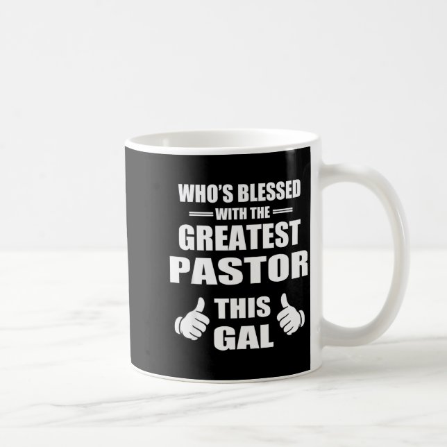 Christian Faith Church Fellowship Congregation Pas Coffee Mug (Right)