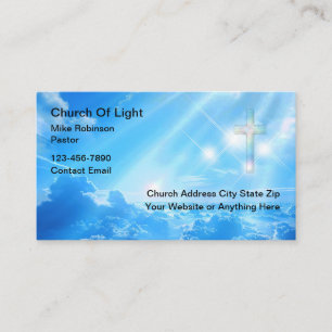 Christian Faith Church Sky Business Cards