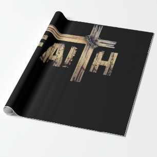 Christian Faith & Cross - Christian Faith Wrapping Paper