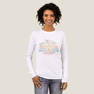 Christian Faith Cross Hoodie Tri-Blend Shirt