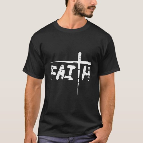 Christian Faith Cross Shirt Modern Jesus