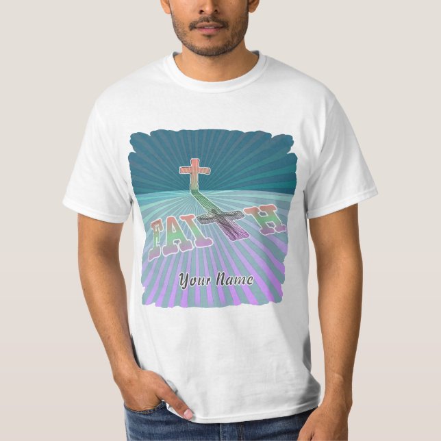 Christian Faith Cross t-shirt  (Front)