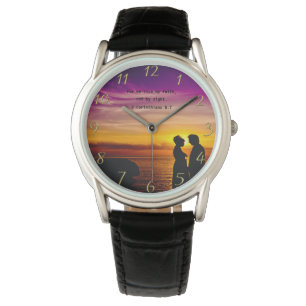 Christian Faith cross with 2 Corinthians 5:7  Watch