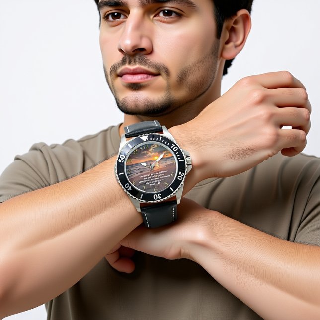 Christian Faith cross with Mark 11:24  Watch (Creator Uploaded)