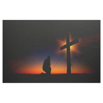 Christian Faith Fabric by PhotoShots at Zazzle