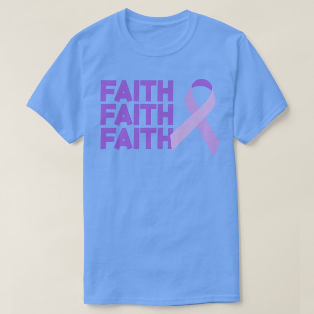 Christian Faith Faith Faith T-Shirt (Design Front)