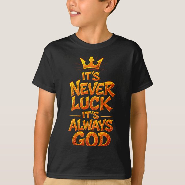 Christian Faith God Quote Religious Belief Men Wom T-Shirt (Front)