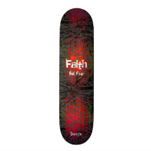 Christian Faith Grungy Skateboard Deck