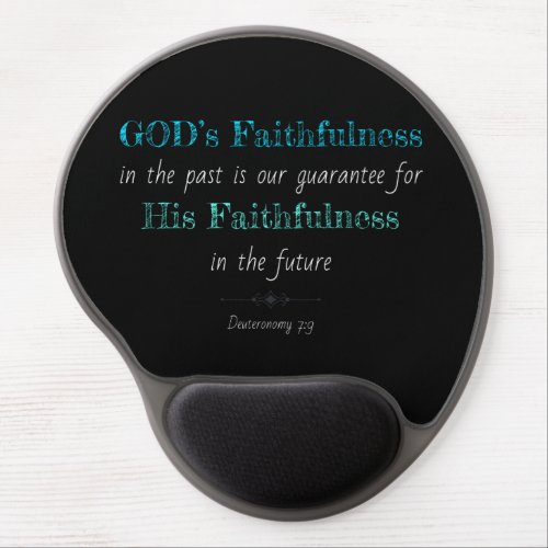 Christian Faith Inspirational GODs Faithfulness Gel Mouse Pad