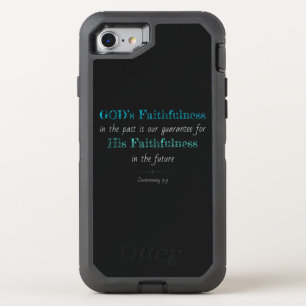 Christian Faith Inspirational: GOD’s Faithfulness OtterBox Defender iPhone SE/8/7 Case