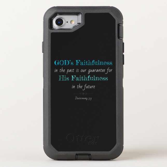 Christian Faith Inspirational: GOD’s Faithfulness Otterbox iPhone Case (Back)