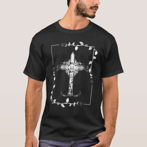 Christian Faith Jesus Catholic Religion Thorns and T_Shirt
