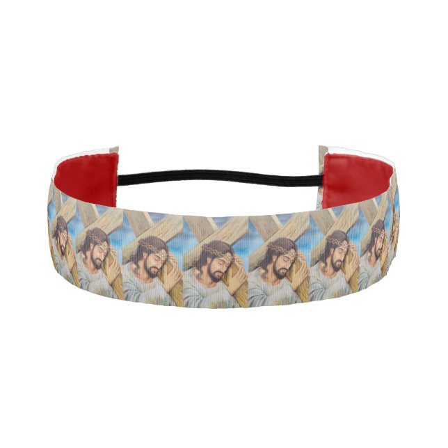 Christian Faith Jesus Christ Athletic Headband (Front)
