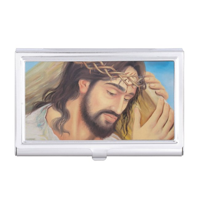 Christian Faith Jesus Christ Business Card Case (Front)