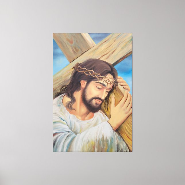 Christian Faith Jesus Christ Canvas Print (Front)