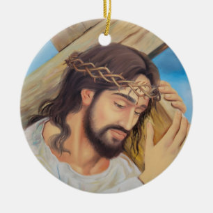 Christian Faith Jesus Christ Ceramic Ornament