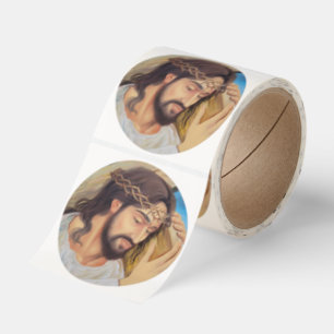 Christian Faith Jesus Christ Classic Round Sticker