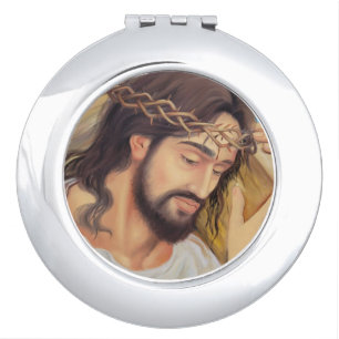 Christian Faith Jesus Christ Compact Mirror