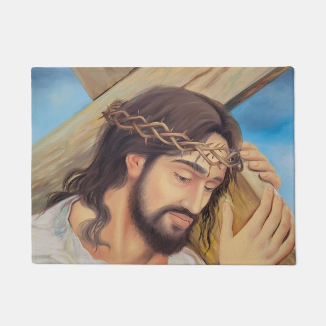 Christian Faith Jesus Christ Doormat (Front)