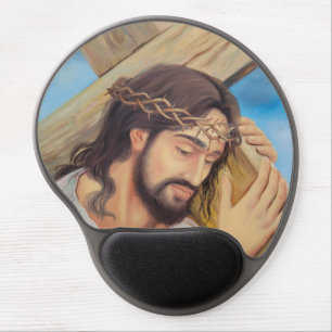 Christian Faith Jesus Christ Gel Mouse Pad
