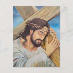 Christian Faith Jesus Christ Invitation Postcard