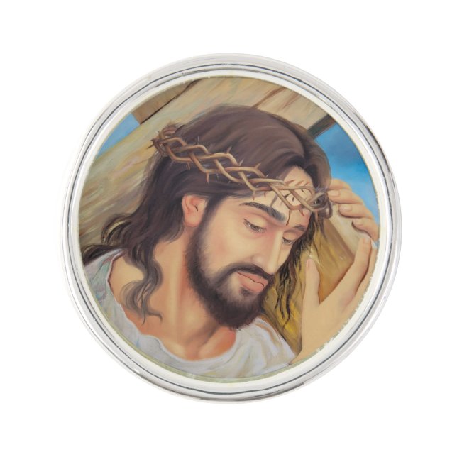 Christian Faith Jesus Christ Lapel Pin (Front)
