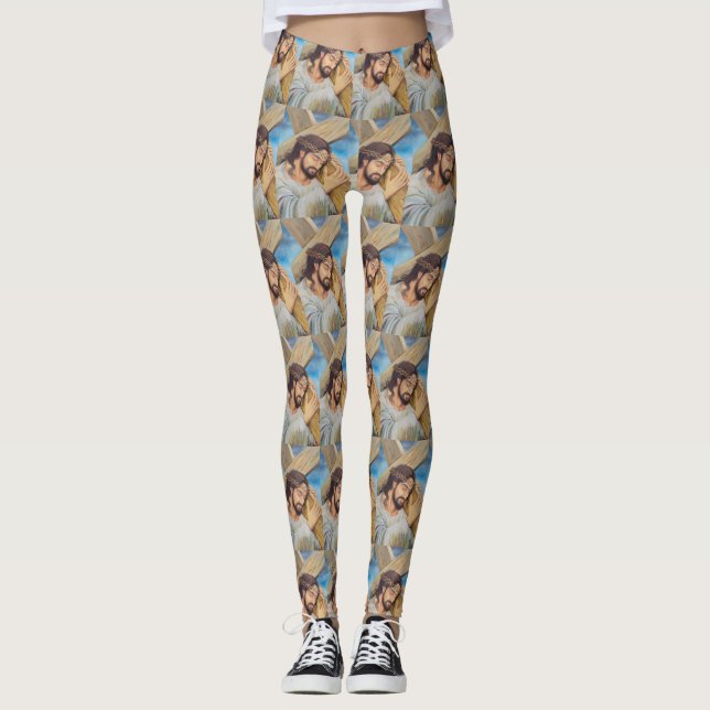 Christian Faith Jesus Christ Leggings (Front)