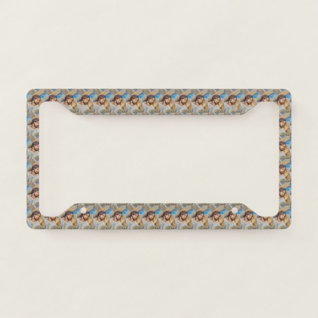 Christian Faith Jesus Christ License Plate Frame (Front)