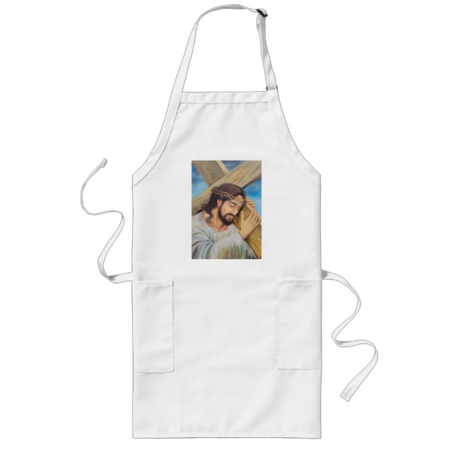 Christian Faith Jesus Christ Long Apron (Front)