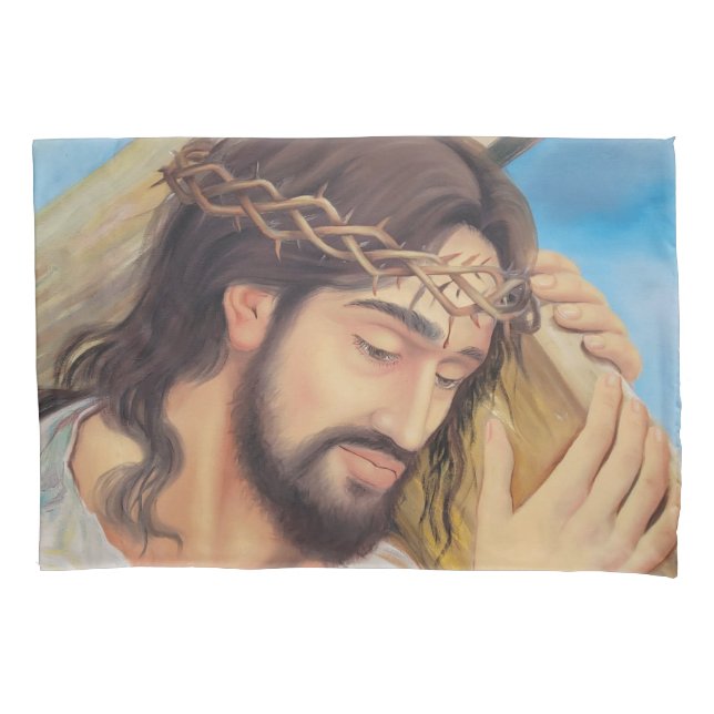 Christian Faith Jesus Christ Pillow Case (Front)