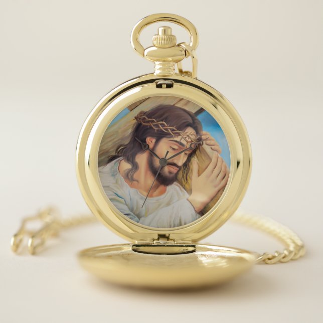 Christian Faith Jesus Christ Pocket Watch (Inside)