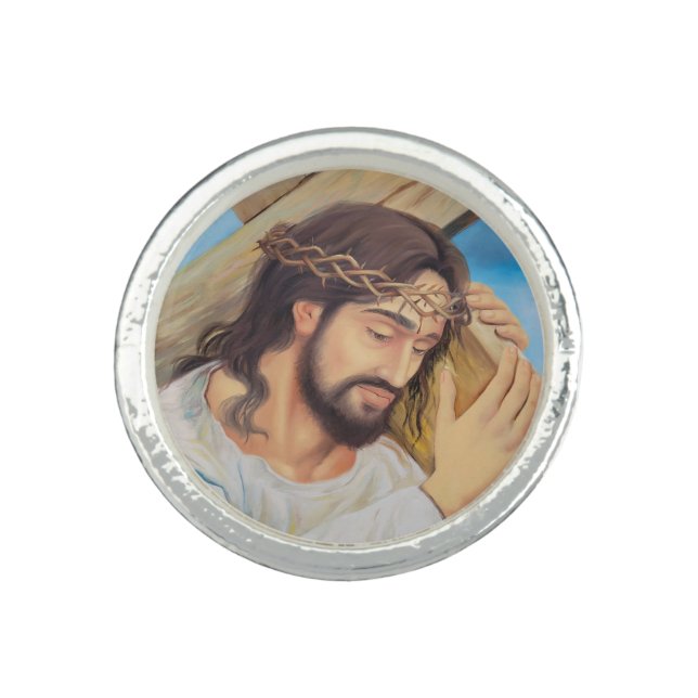Christian Faith Jesus Christ Ring (Front)