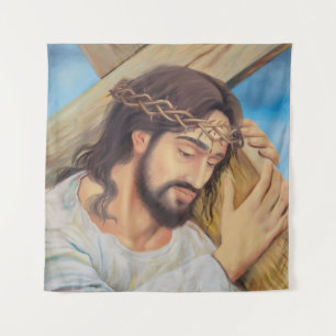 Christian Faith Jesus Christ Tapestry