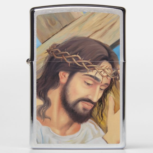 Christian Faith Jesus Christ Zippo Lighter (Front)